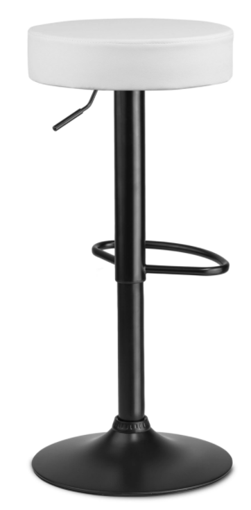 nowoczesny-stolek-barowy-bialy-czarny-mat