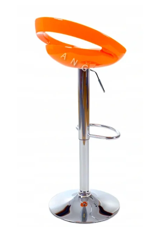 Hoker Usmiech orange obrotowe krzesło barowe 04