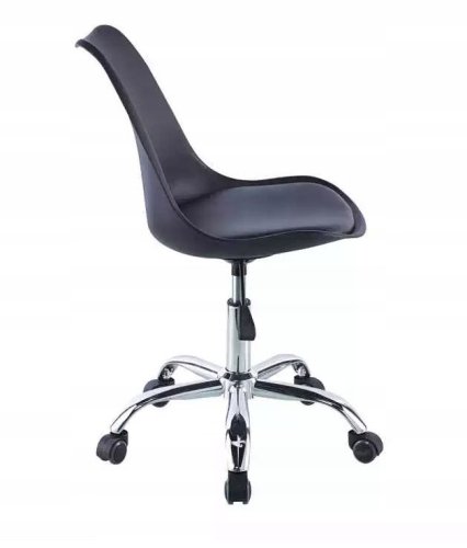 Hoker fotel Sari czarny obrotowy 02