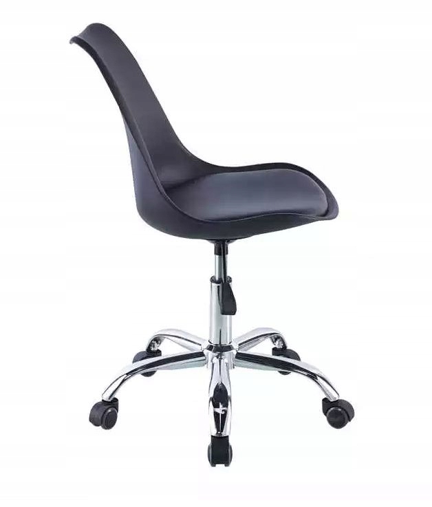 Hoker fotel Sari czarny obrotowy 02