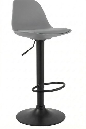 Hoker Toronto-szary- czarny mat – nowoczesne krzesło barowe z ekoskóry.jpg