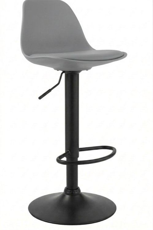 Hoker Toronto-szary- czarny mat – nowoczesne krzesło barowe z ekoskóry.jpg