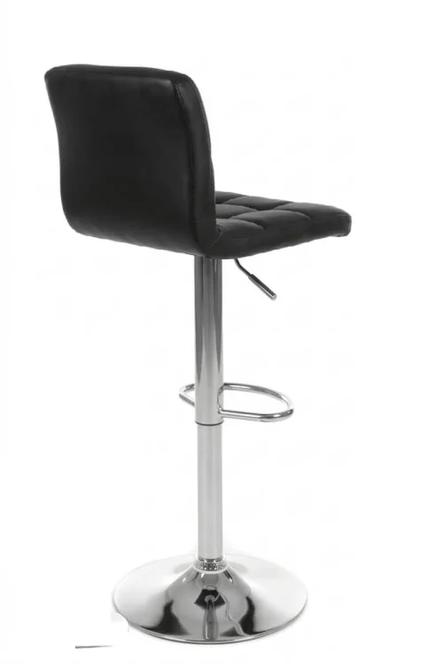 nowoczesna-kuchnia-czarne-krzesla-barowe-obrotowe